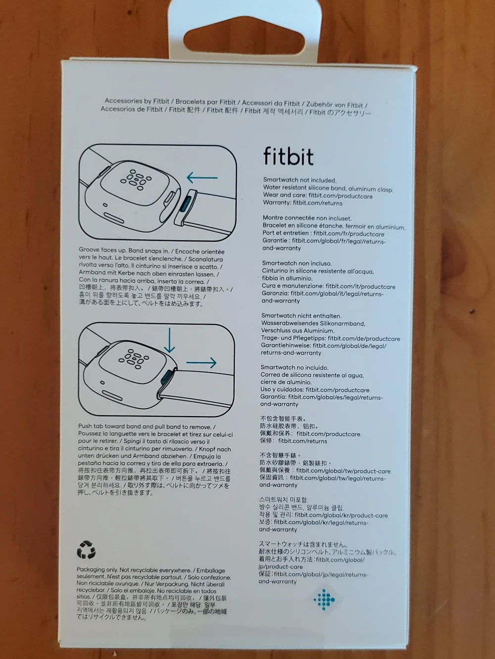 Fitbit Versa 4 24mm Replacement Band